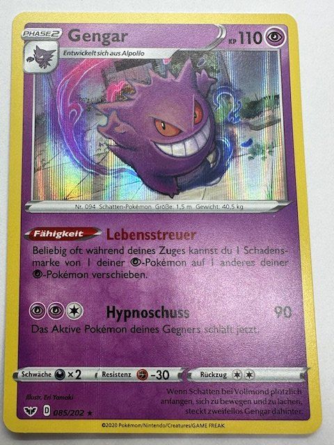 Pokémon Sammelbilder & Trading cards: Gengar - Holo - Pokemon TCG – Neu (gemäss Beschreibung) aus Nussbaumen AG von Pika-Shop