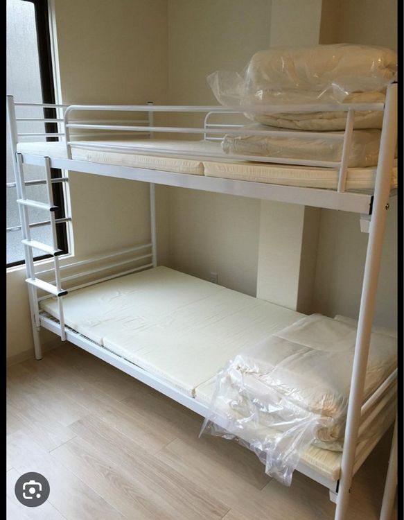 IKEA white bunk bed frame (PICKUP ONLY) Kaufen auf Ricardo