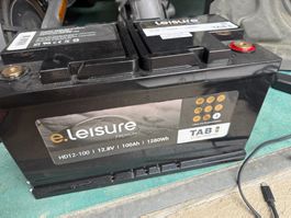 TAB e.Leisure Premium LiFePO4 Batterie 12.8V 100Ah 1280Wh Bl