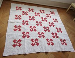 Handmade Quilt - Decke (190 x 190 cm) / Bettüberwurf