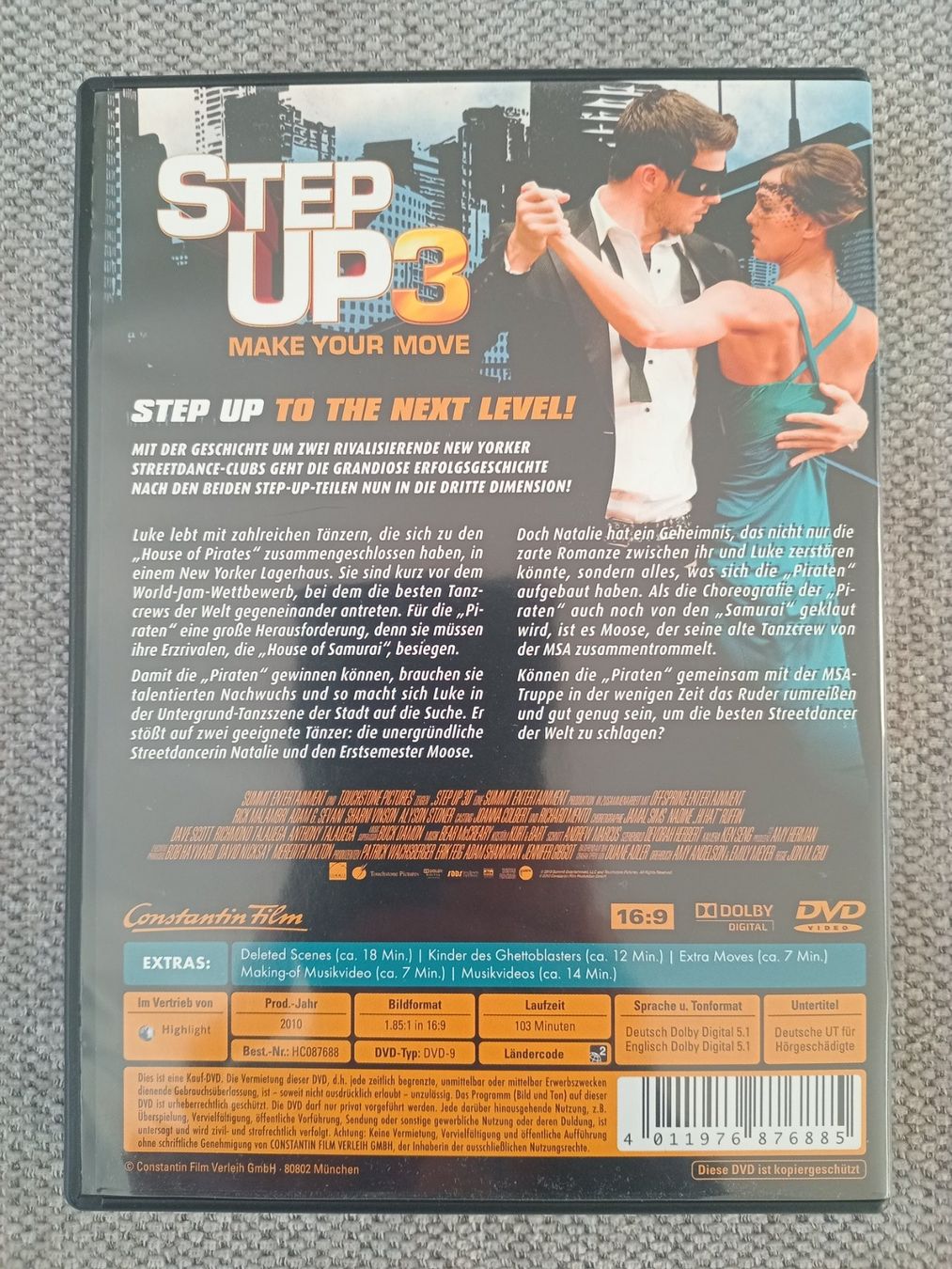 Tutti i DVDs: STEP UP 3 - MAKE YOUR MOVE – Usato da Zollikofen venduto da jde_72zf 1