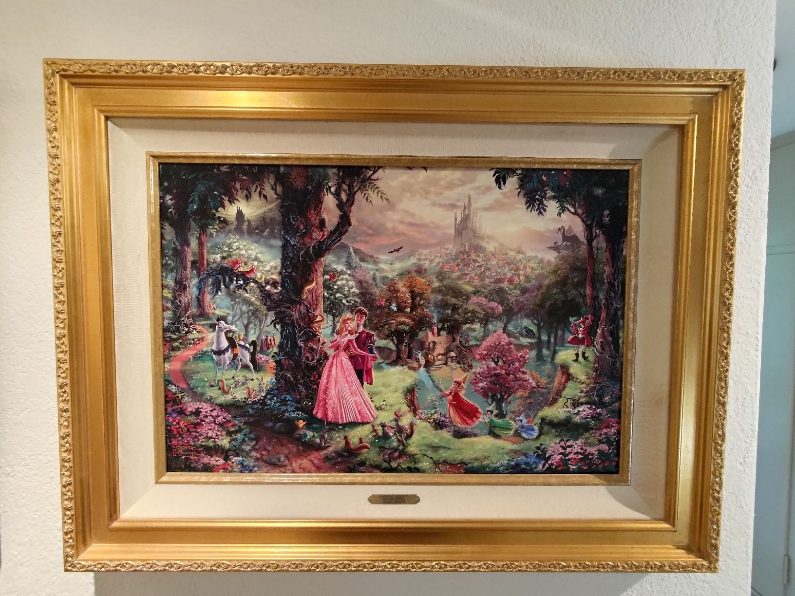 Poster & Bilder: Kinkade Disney Dreams Bild Sleeping Beauty – Gebraucht aus Aarau von Leopard_Dog