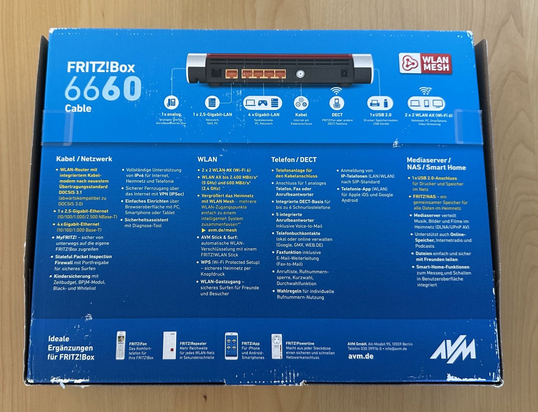 Avm Modem & Router: AVM FritzBox 6660 Cable – Usato da Dielsdorf venduto da Empowered 1