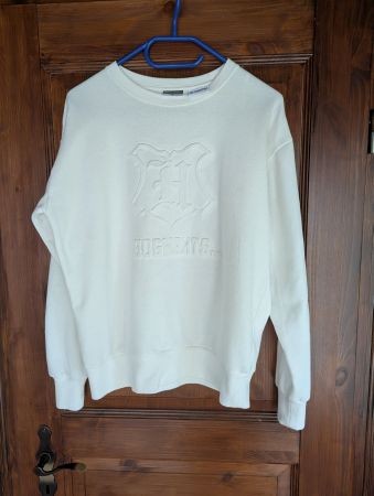 Pulli Hogwarts Relief Grösse S, creme