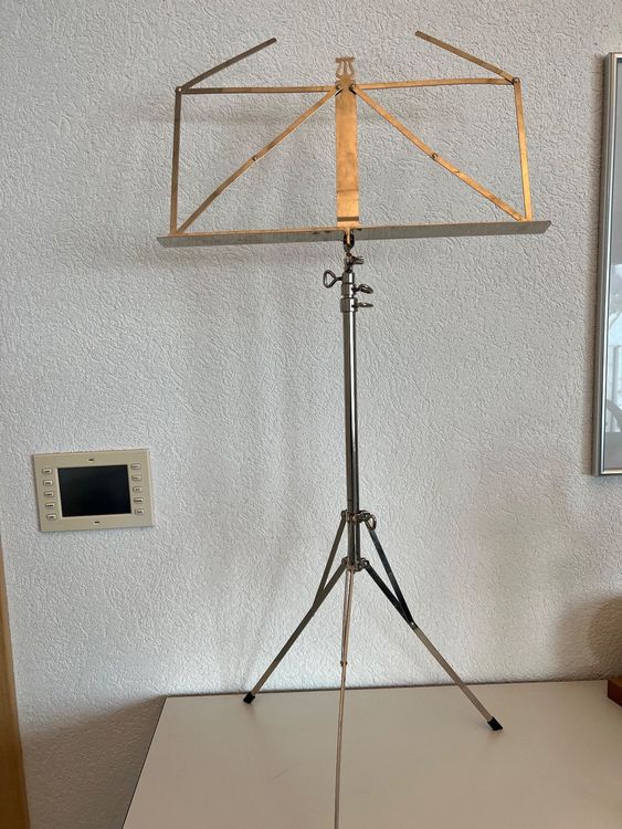 CAHAYA 2-in-1 Notenständer - Klappbar & Höhenverstellbar Mit Tragetasche