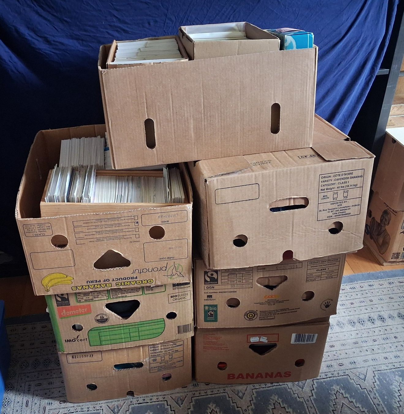 Tutti i francobolli: R6509  / Collection de lettres et de FDC 7 cartons à bananes – Usato da Ste-Croix venduto da MONT-TAGNAC 9
