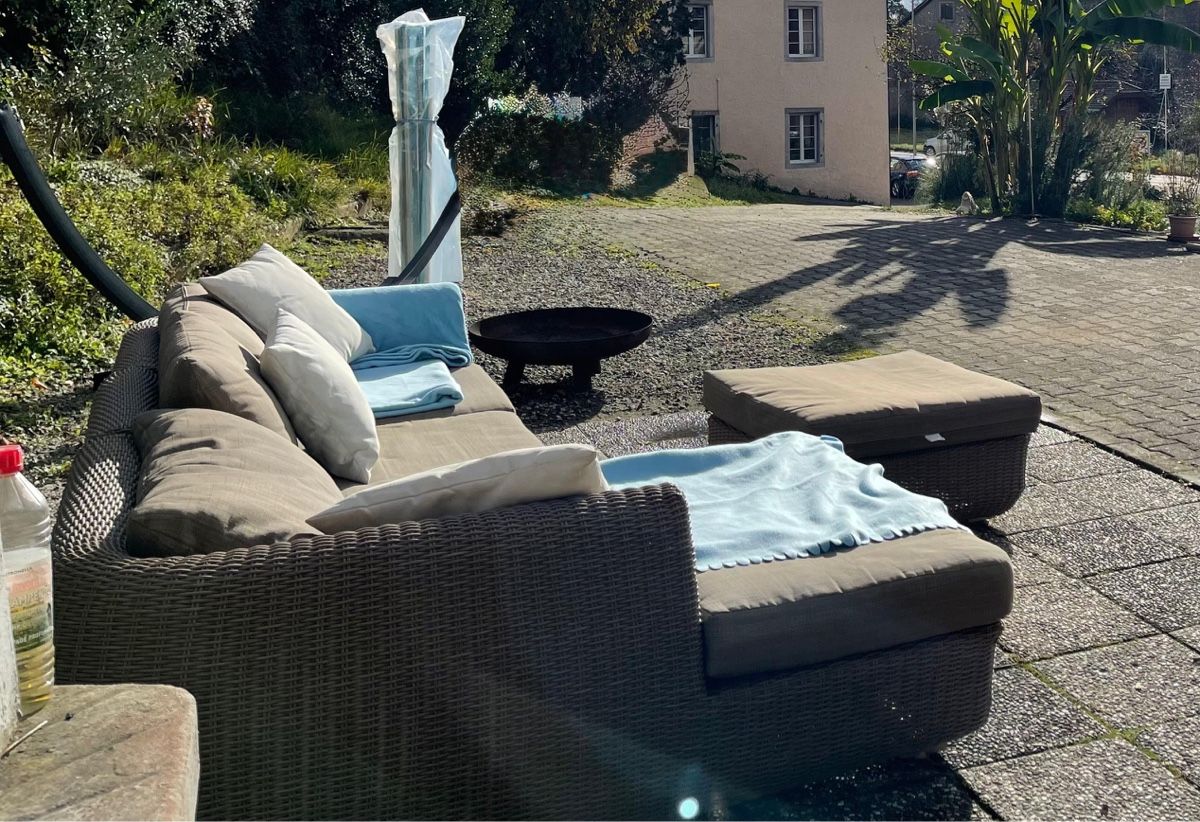 Sofas: Lounge Sofa Rattan – D'occasion à Seon par LayZouKey 2