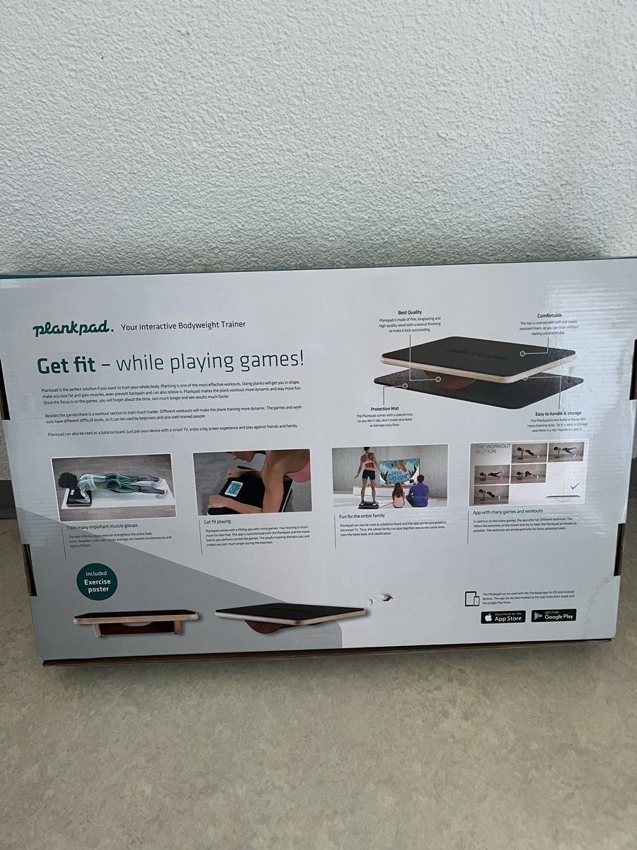 Plankpad Hometrainer: Plankpad Pro, neu und unbenutzt  – Nuovo e nell'imballaggio originale da Thalheim venduto da karmabis_ 1