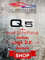 Audi Q5 Emblem Schriftzug Logo NEU in Schwarz glänzend