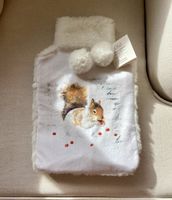 Hot Water Bottle Cover Squirrel Motif New