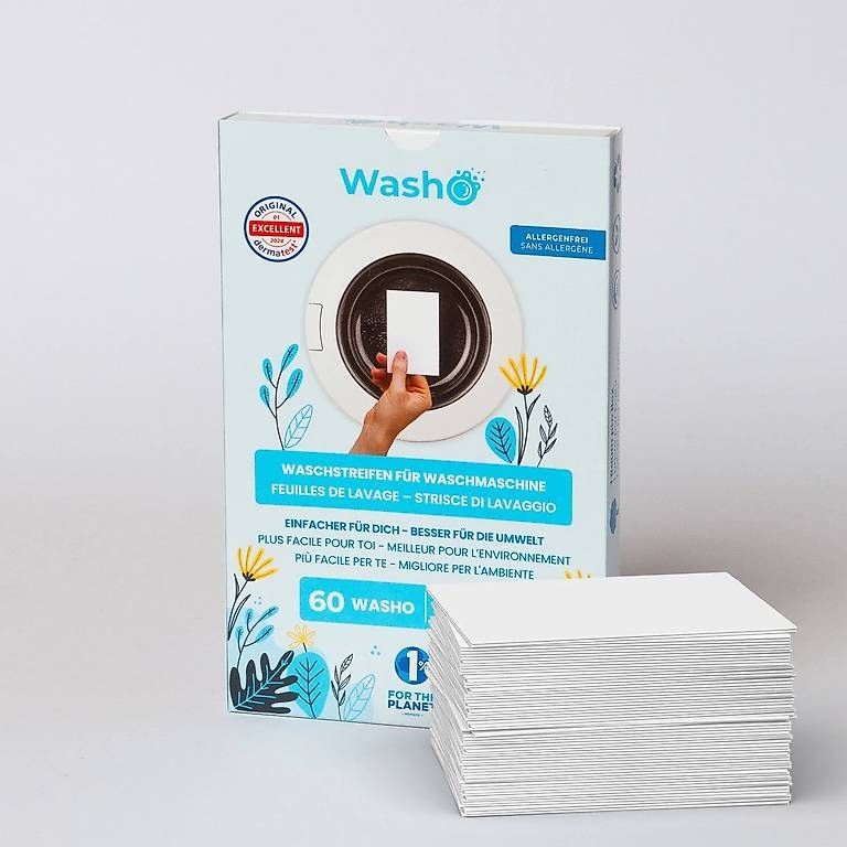 Prodotti di pulizia: Washo Sensitiv 60 Blätter *kostenloser Versand* – Nuovo e nell'imballaggio originale da Zürich venduto da misscheeky