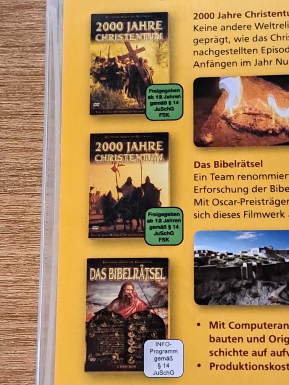 Tutti i DVDs: 2000 Jahre Christentum, Boxset mit 6 Discs – Usato da Unterseen venduto da Kanica 2