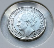10 Cents 1936 Niederlande Silber – Wilhelmina