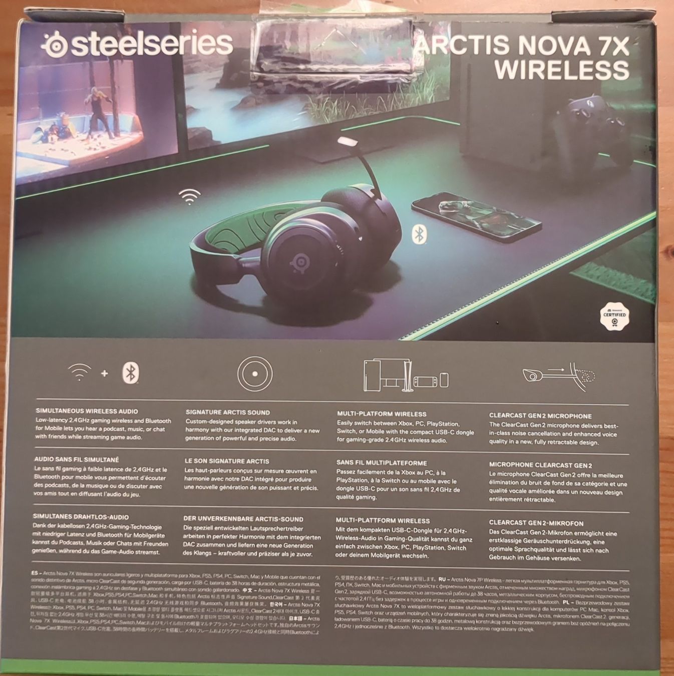 Steelseries Kopfhörer: SteelSeries Arctis Nova 7X - PS4 PS5 PC XBOX – Gebraucht aus Lugano von _user_ 2