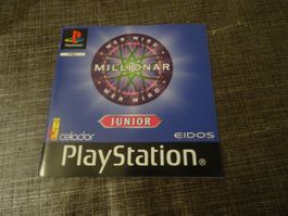 Anleitung zu Wer wird Millionär Junior PS1