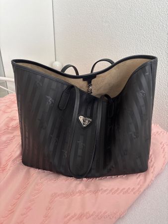 Mollerus Shopper „Bern“ schwarz / silber