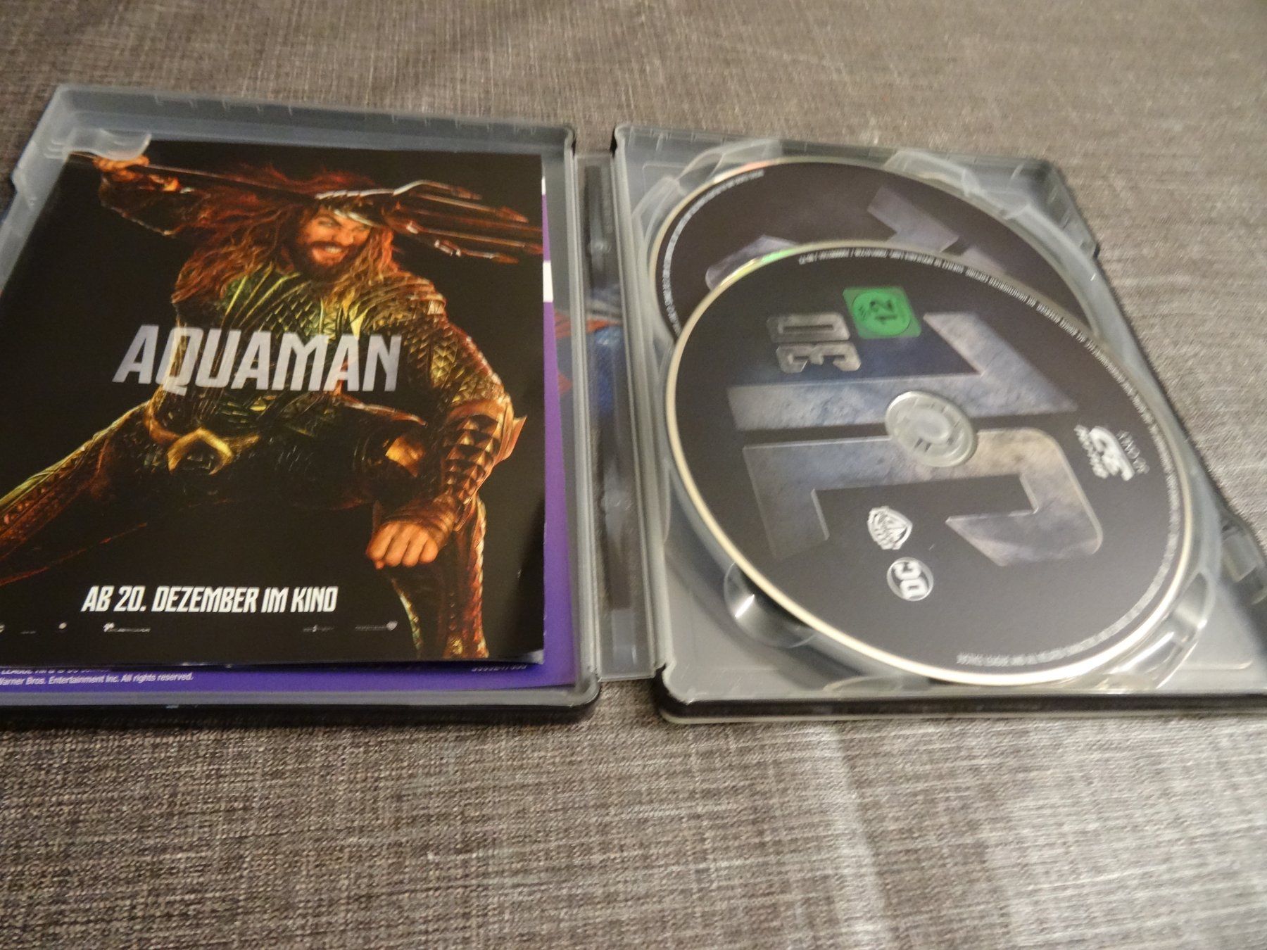 Tutti i DVDs: Justice League Steelbook Blu-ray 3D + 2D – Usato da Olten venduto da Disc-Verkauf 1
