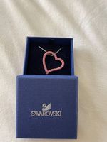 Swarovski Herz-Halskette Pink