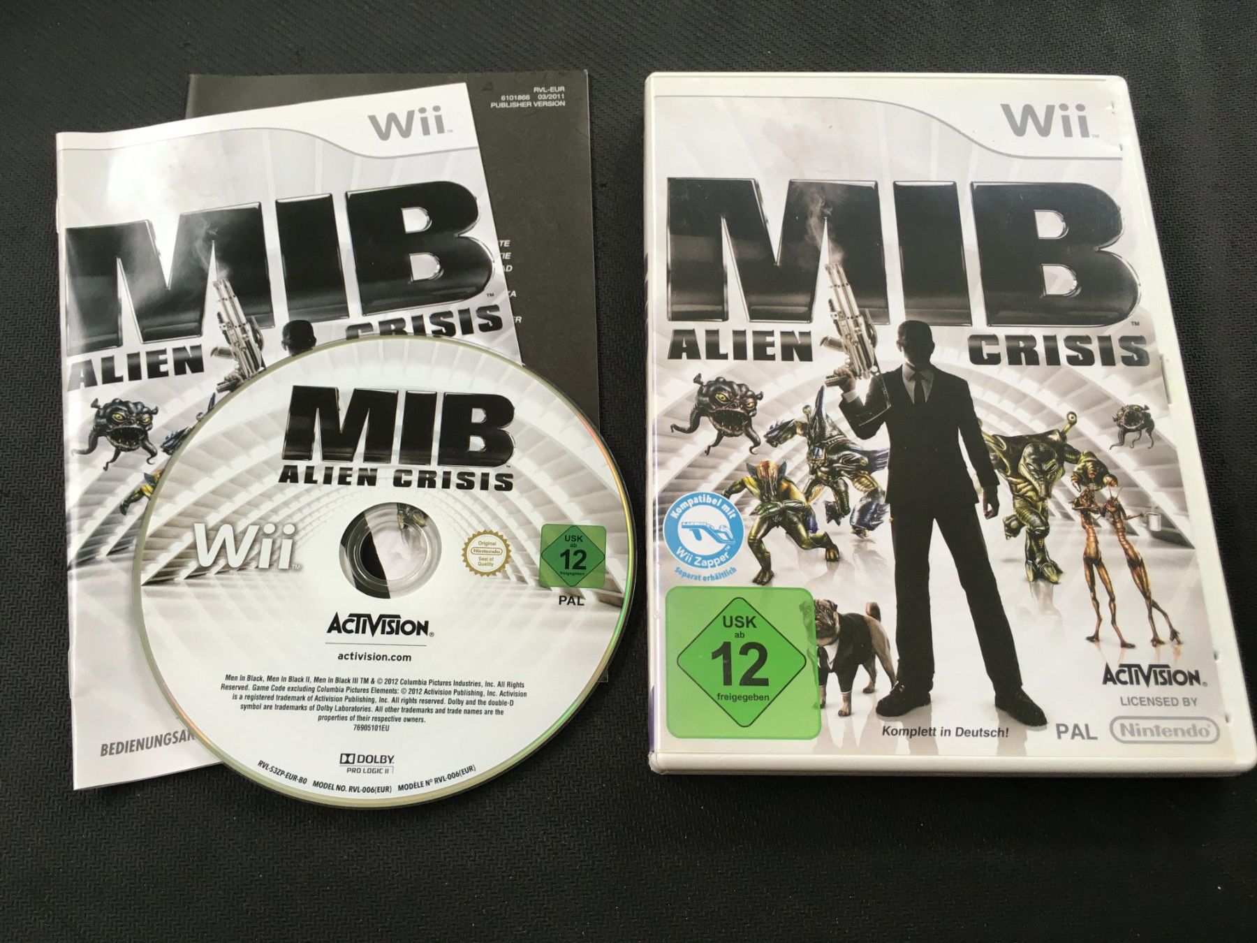 Nintendo Giochi: MIB Alien Crisis - Nintendo Wii – Usato da St.Gallen venduto da Punktchen01