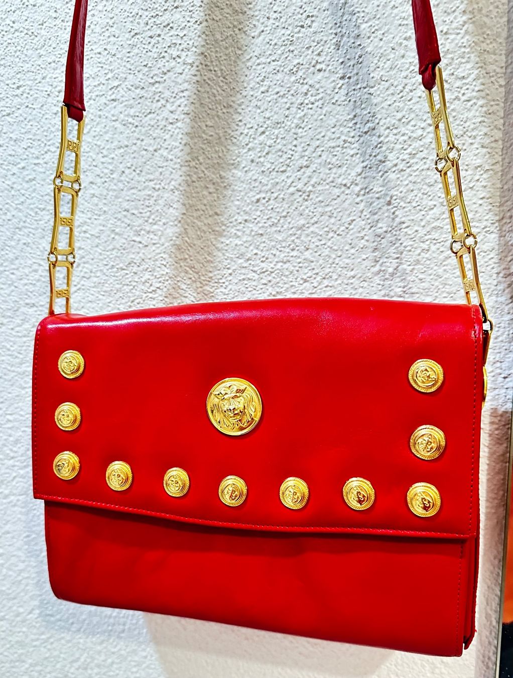 Borse da donna: Leder Crossbody / Umhängetasche Rot – Usato da Oberrüti venduto da siyito 4