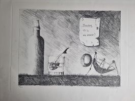 BEAT HOFER LITHOGRAPHIE SIGNIERT NUMMERIERT