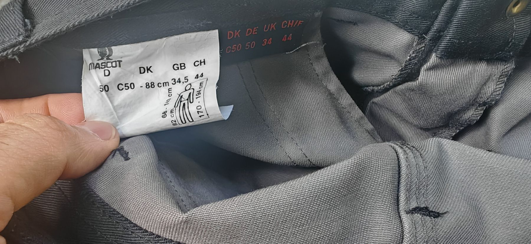 Hosen: Mascot Arbeitslose gr. 50 grau – Neu (gemäss Beschreibung) aus Zürich von NecroJap 3