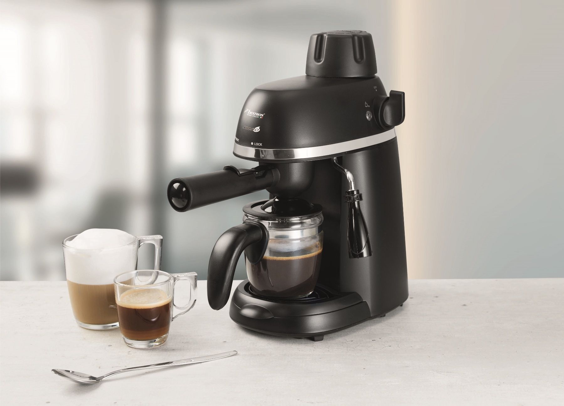 Macchine per caffè & Macchine per espresso: Bestron Espressomaschine 3.5Bar Espressoautmat – Nuovo e nell'imballaggio originale da Schaffhausen venduto da Spezialist 6