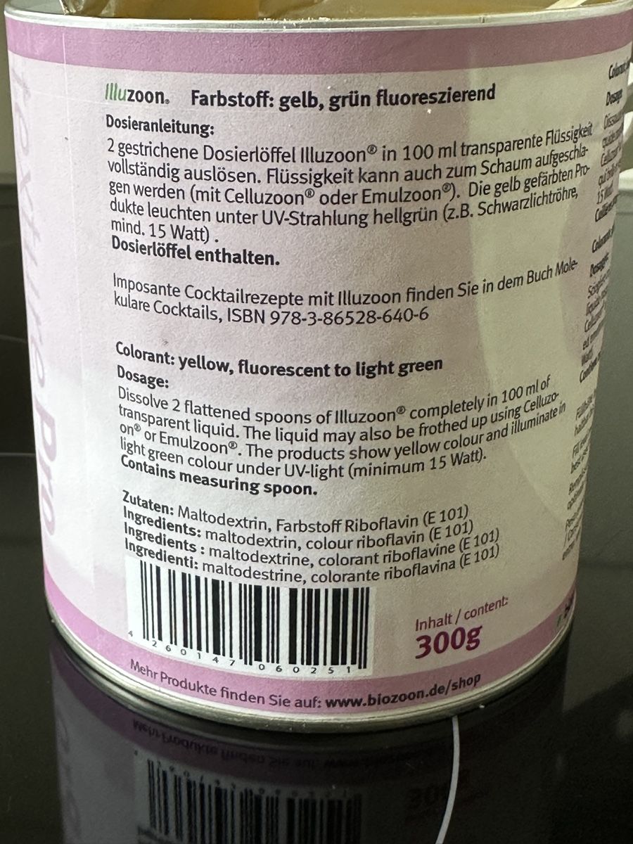 Cibi & Specialità: Illuzoon Texture Pro - Molekularküche von biozoon – Usato da Wetzikon ZH venduto da DiesundDas365 2