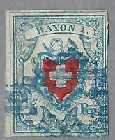 RAYON I HERLLBLAU SBK 17IIc.1.04 DÜNNES PAPIER, BEF. RENGGLI