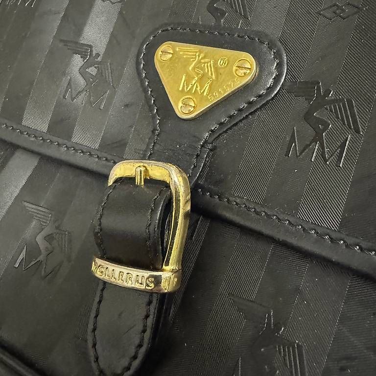 Maison Mollerus Borse: Mollerus Umhängetasche schwarz-gold – Usato da Muttenz venduto da einfach-schoen 1