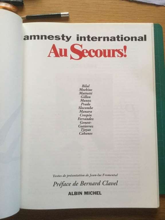Comics: bd Au secours Amnesty International – Gebraucht aus Biel/Bienne von galaq 3