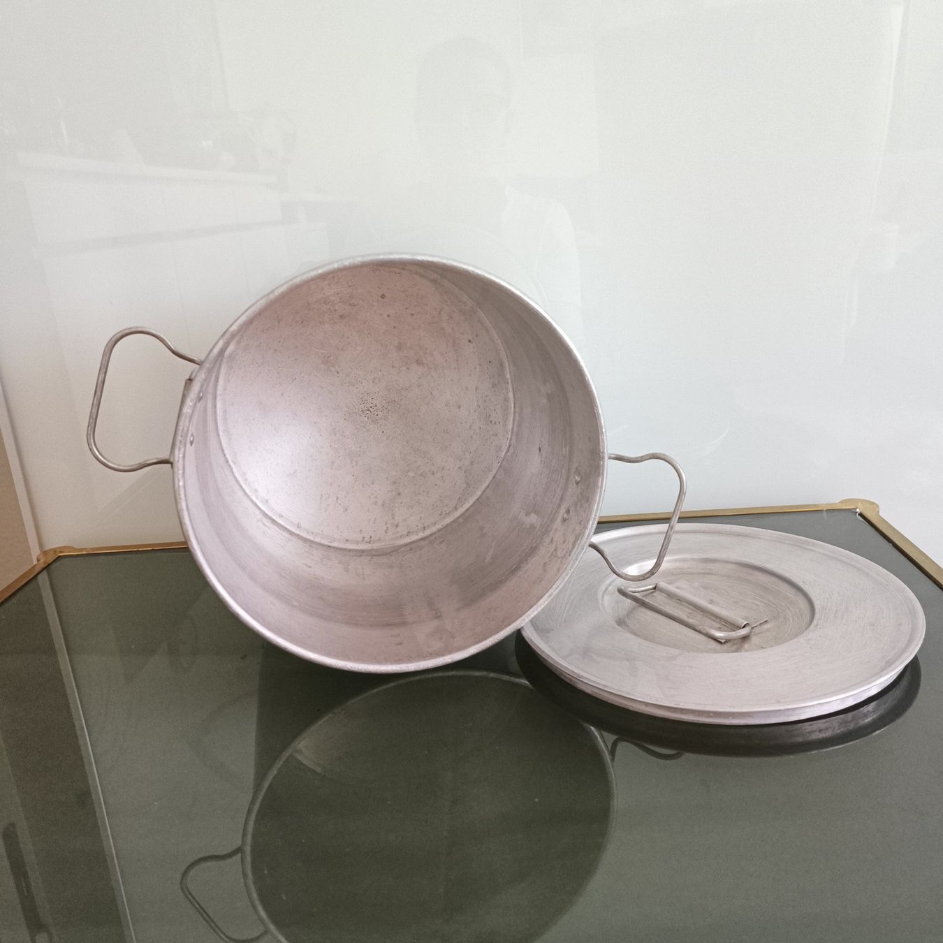 Pentole: Grosser Alutopf mit Deckel Vintage Einmachtopf – Usato da Birr venduto da dem_9xtm 3