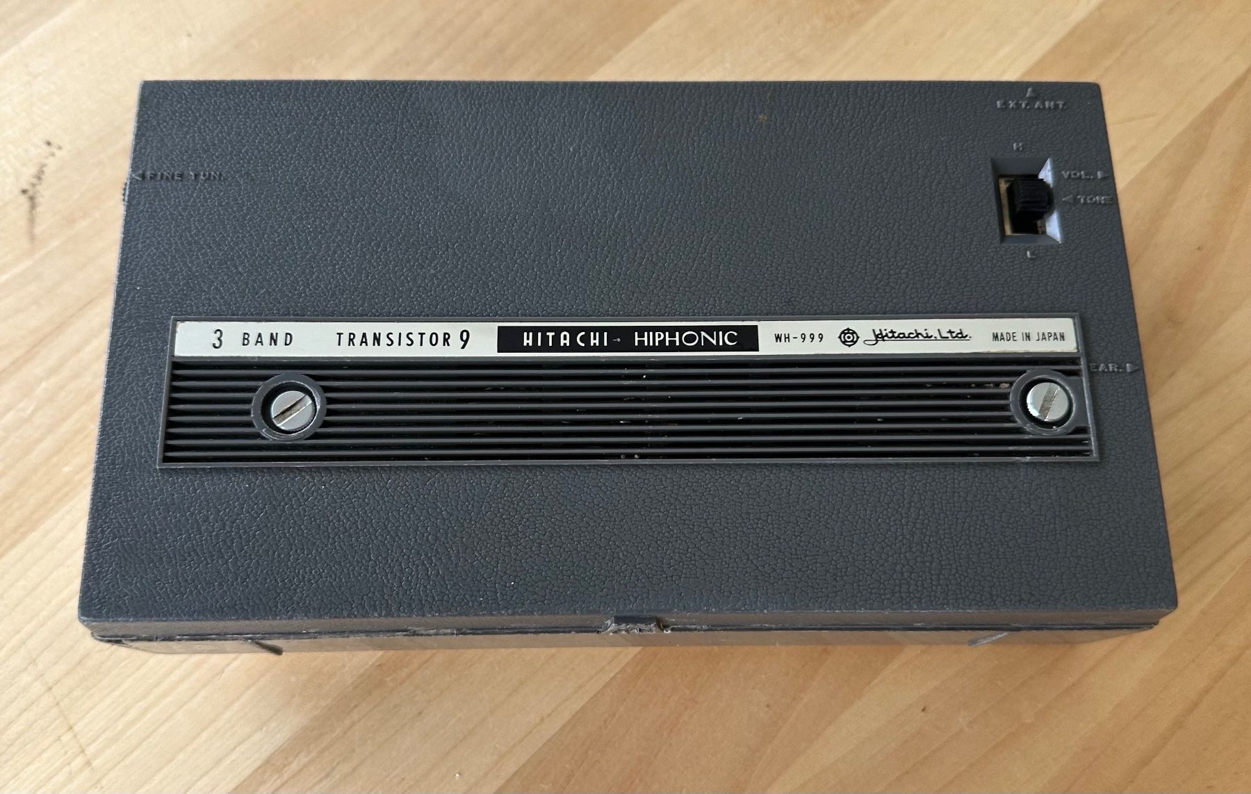 Hitachi Radios: Kurzwellenradio Hitachi Hiphonic – Gebraucht aus Zürich von ruedigg 2