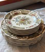 Lot de 14 assiettes anglaises vintage Ridgway Windsor