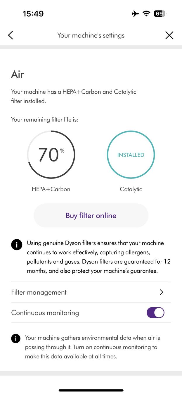 Dyson Purificatori d'aria: Dyson Pure Hot + Cool Formaldehyde – Usato da Lausanne venduto da hcomme 4