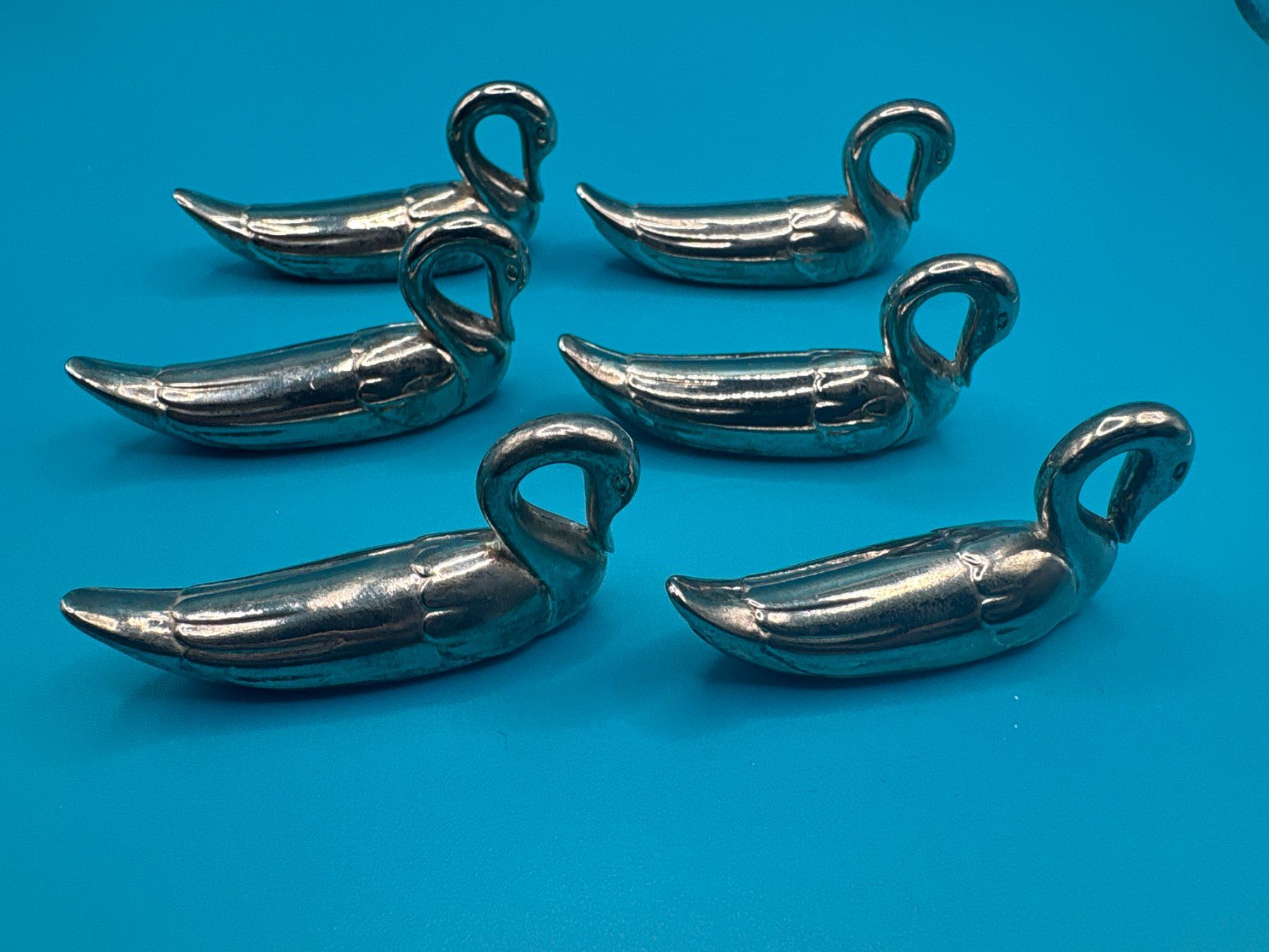 Set di posate: 6x Messerbänkli Schwäne – Usato da Elgg venduto da Jo_Naj 3