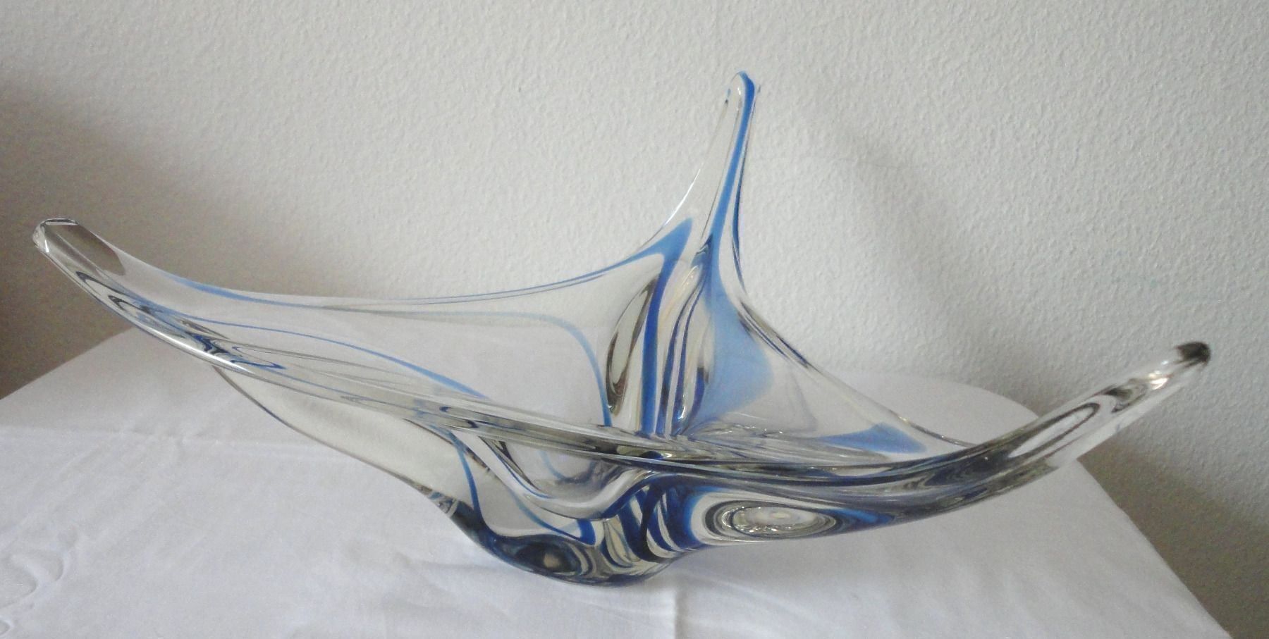 Alle Dekorationen: Glasschale gross mit blauen Einfärbungen D = ca.47,5cm – Gebraucht aus zürich von parts5060 2