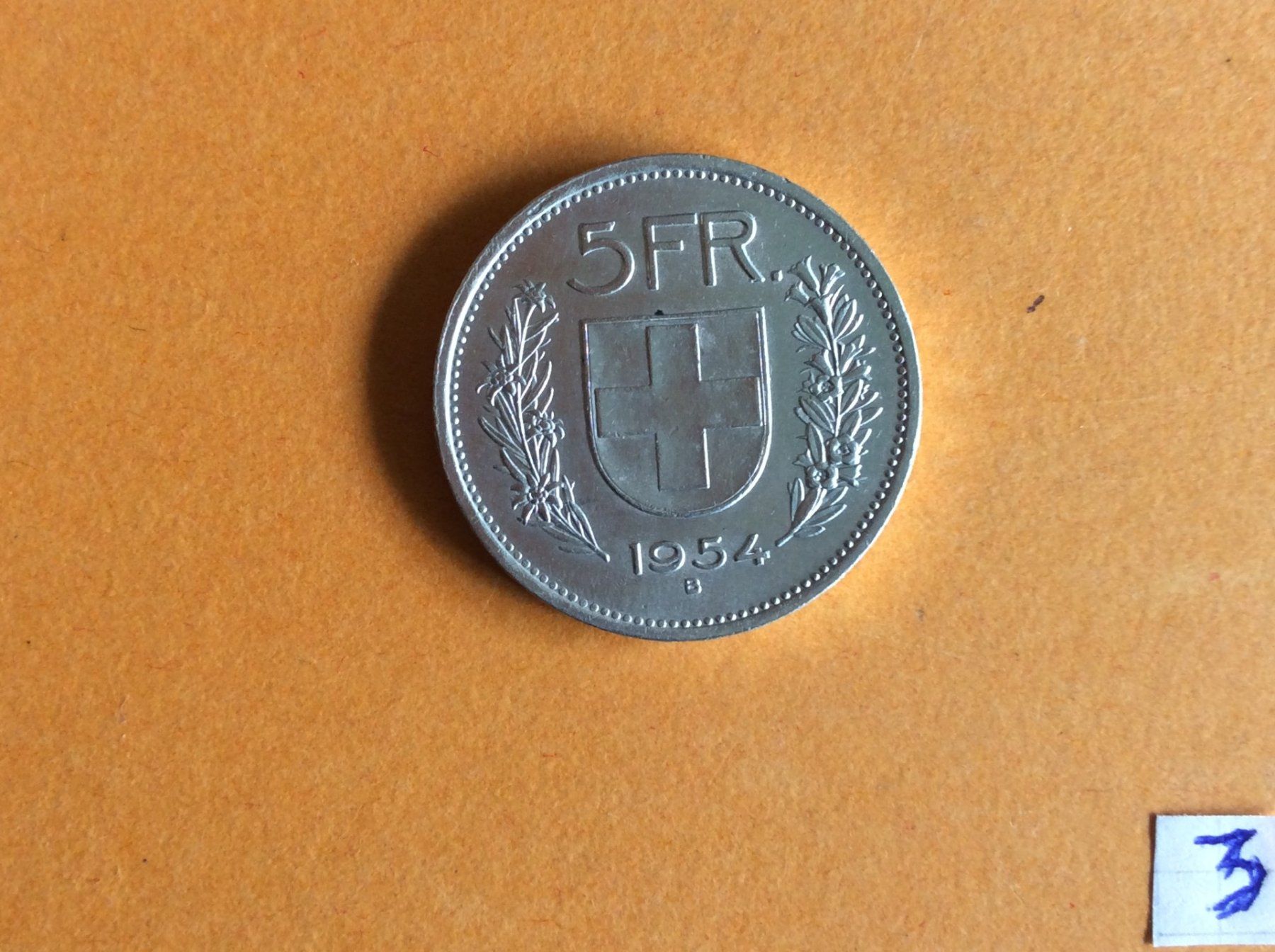Tutti le monete: 5 francs  1954  Jolie – Usato da Genève venduto da pie_fh2d