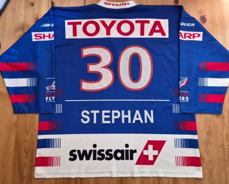 EHC Kloten Trikot #30 Tobias Stephan Gr. XL Zürich Eishockey