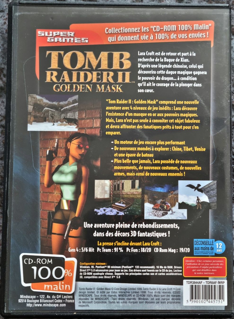 Spiele: TOMB RAIDER II GOLDEN MASK – Gebraucht aus Peseux von Black-Falcon 1