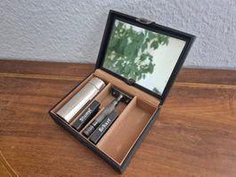 Vintage Rasierer Klinge Spiegel Haare Coiffeur Friseur Salon