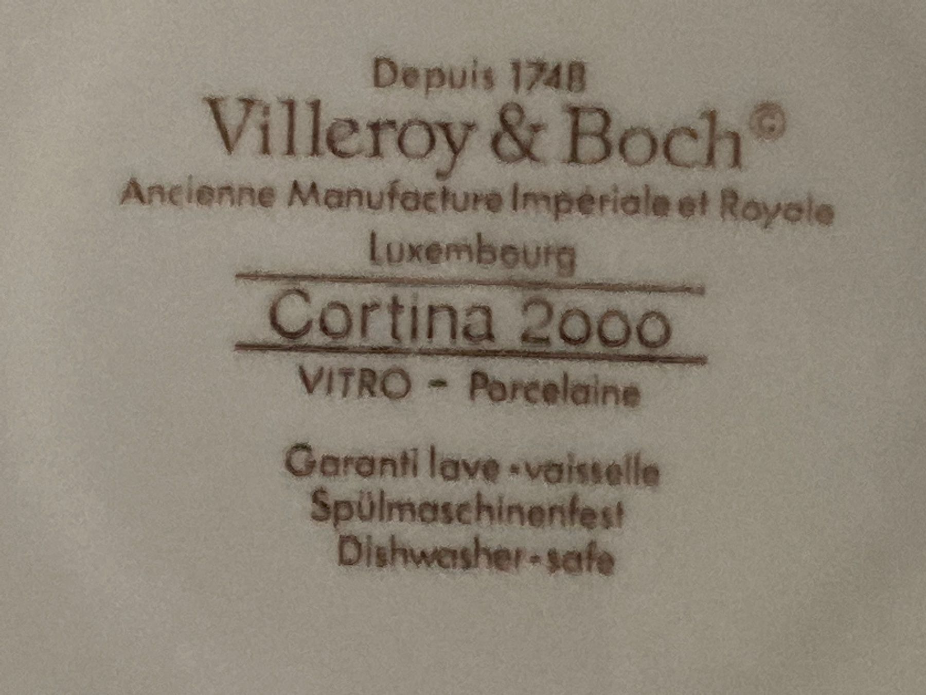 Villeroy & Boch Teller: Villeroy & Boch Unterteller – Gebraucht aus Zürich von Chaeffeler 3