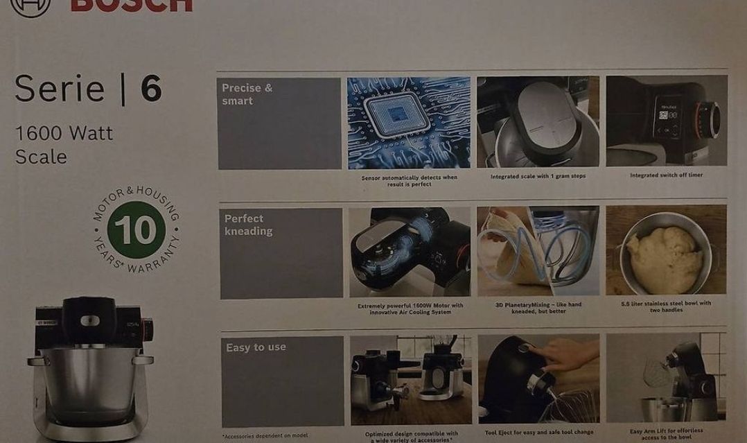 Bosch Elettrodomestici da cucina: Mum 6 Bosch Küchenmaschine  – Nuovo (secondo la descrizione) da Wuppenau venduto da Haexli2000 3