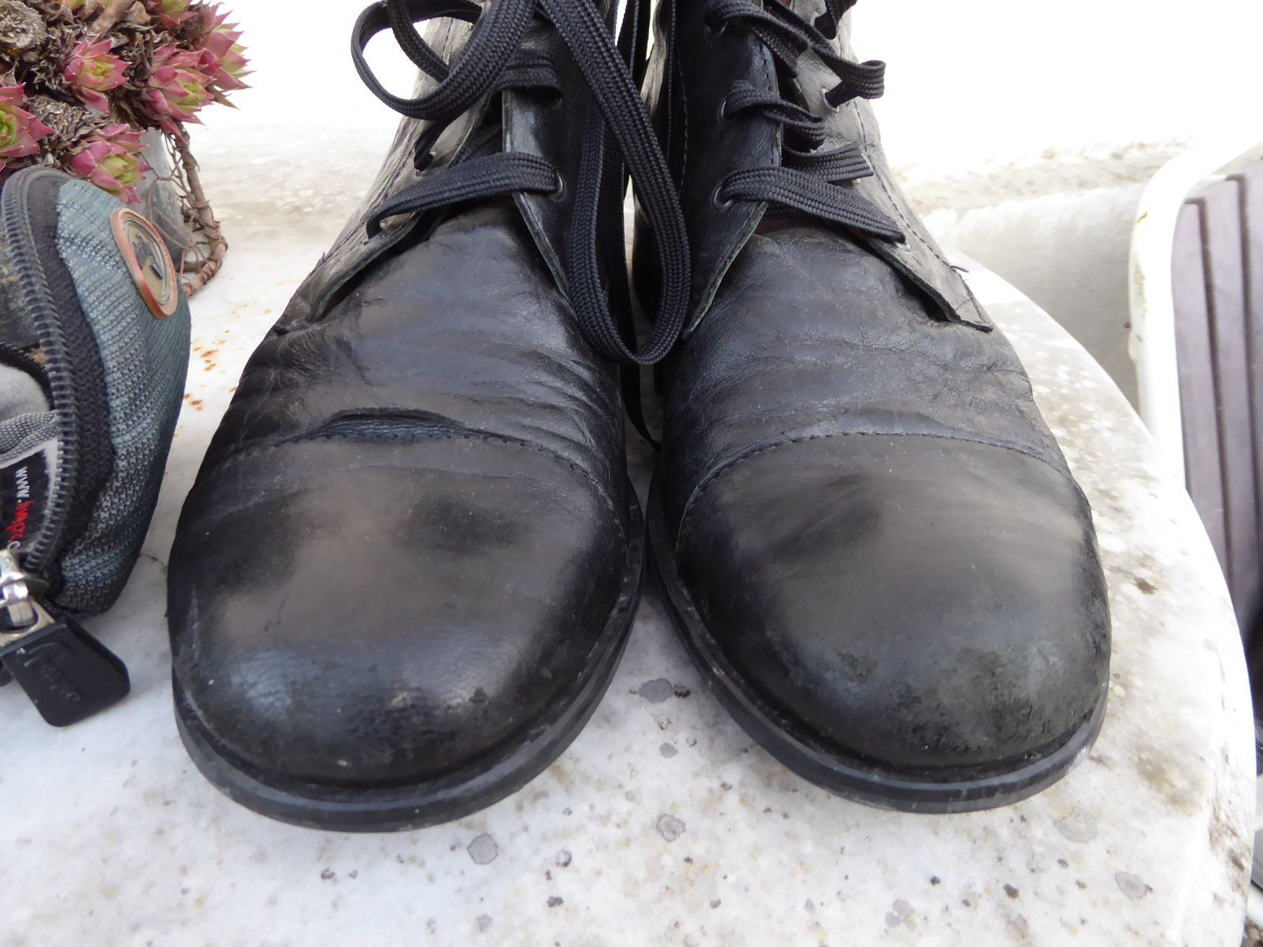 Vabeene Scarpe da donna: Vabeene Winterschuh Leder Gr. 39 1/2 schwarz – Usato da Langenthal venduto da Drathesel 3