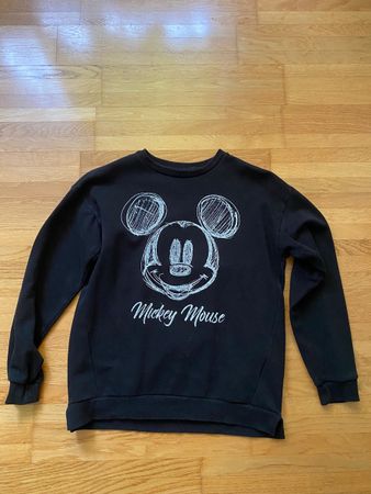 Schwarzer Disney Mickey Mouse Pullover, Grösse S , C&A