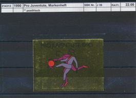 1990 Pro Juventute, Markenheftchen, ** postfrisch