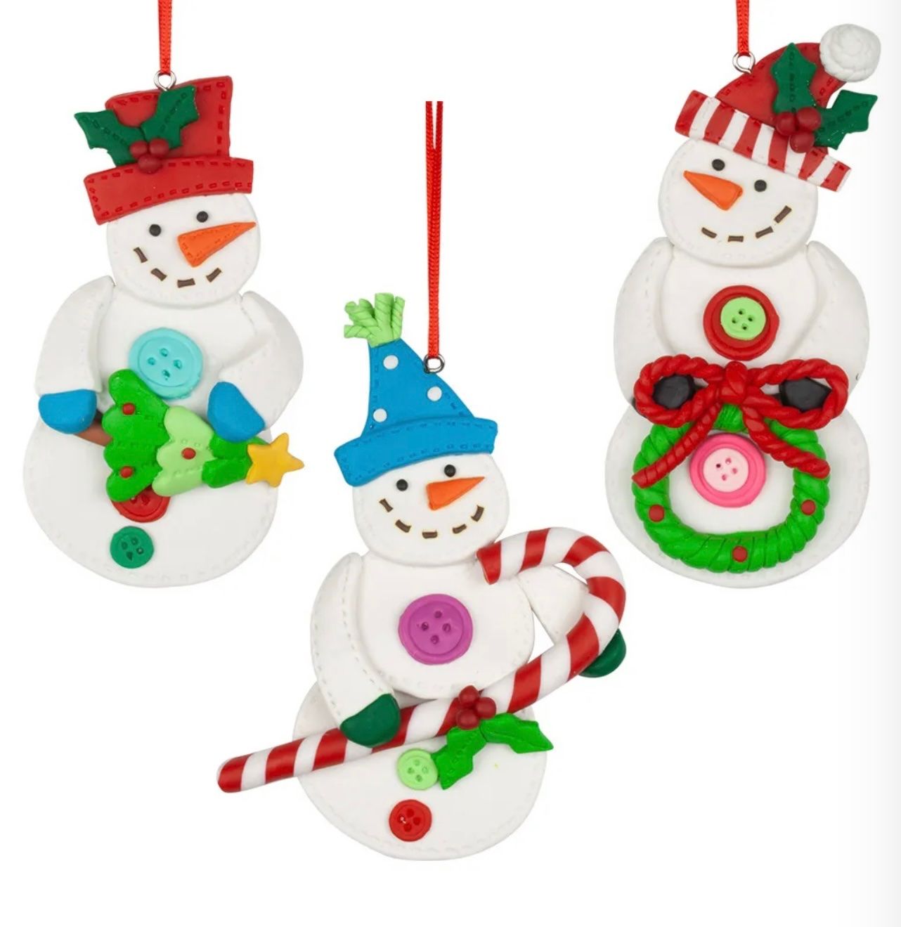 Alle Dekorationen: Baumschmuck Schneemänner 12cm – Neu und originalverpackt aus Basel von Seifehuesli 1