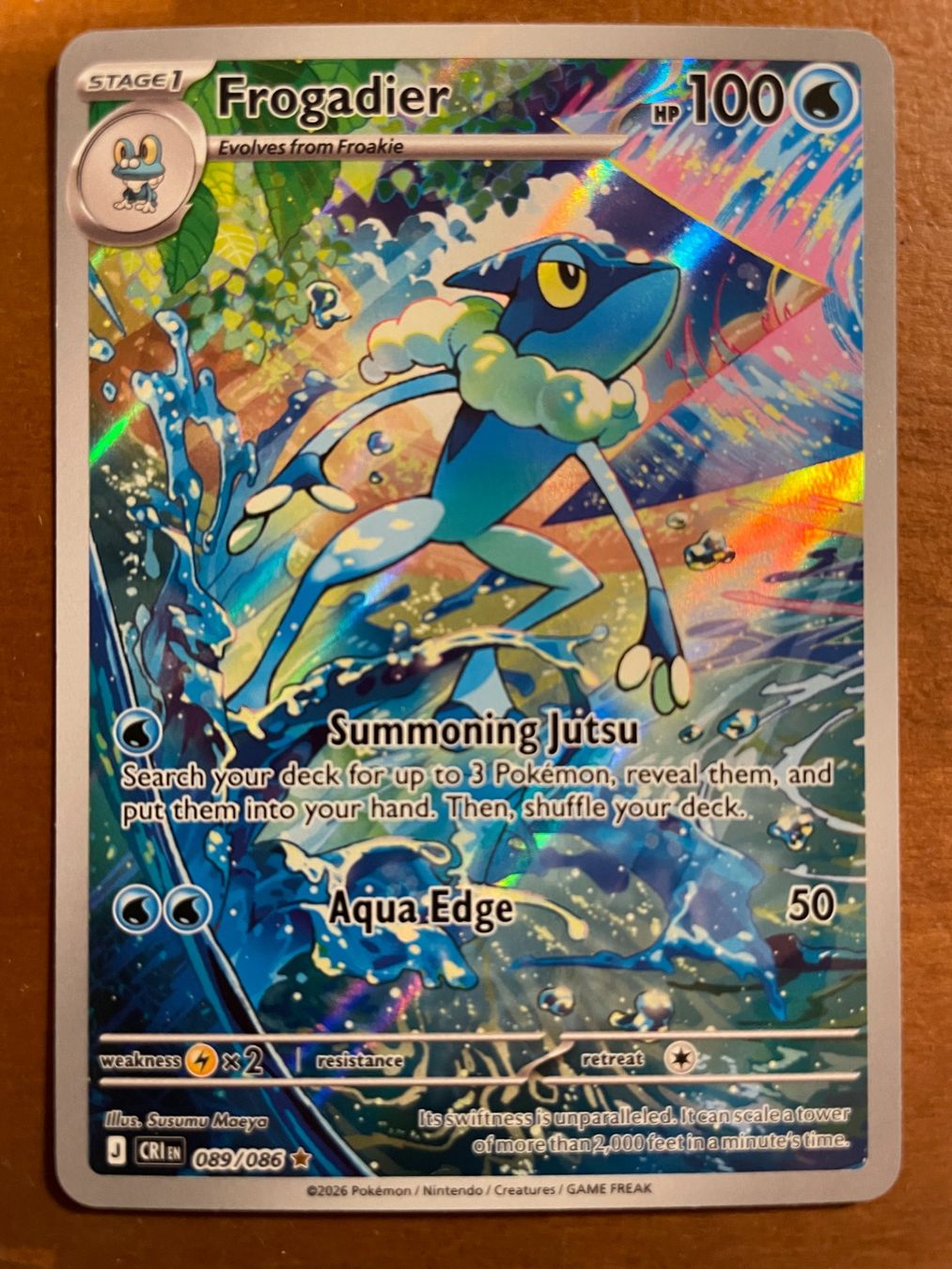 Pokémon Carte collezionabili: Pokemon Frogadier (Versand gratis) – Nuovo (secondo la descrizione) da Chur venduto da Angerson