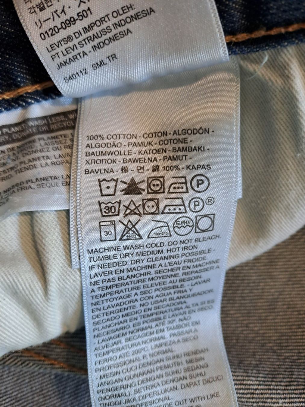 Levi's Jeans: Levis 501 W38 L34 – Usato da Meyrin venduto da dijin 9