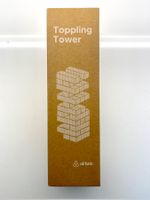 Spiel Wackelturm Toppling Tower mit 54 Spielsteinen aus Holz